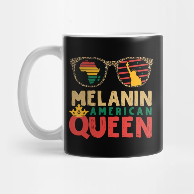 Melanin American Queen by The WYLD Tribe